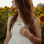 Collar girasol "TÚ ERES MI SOL"